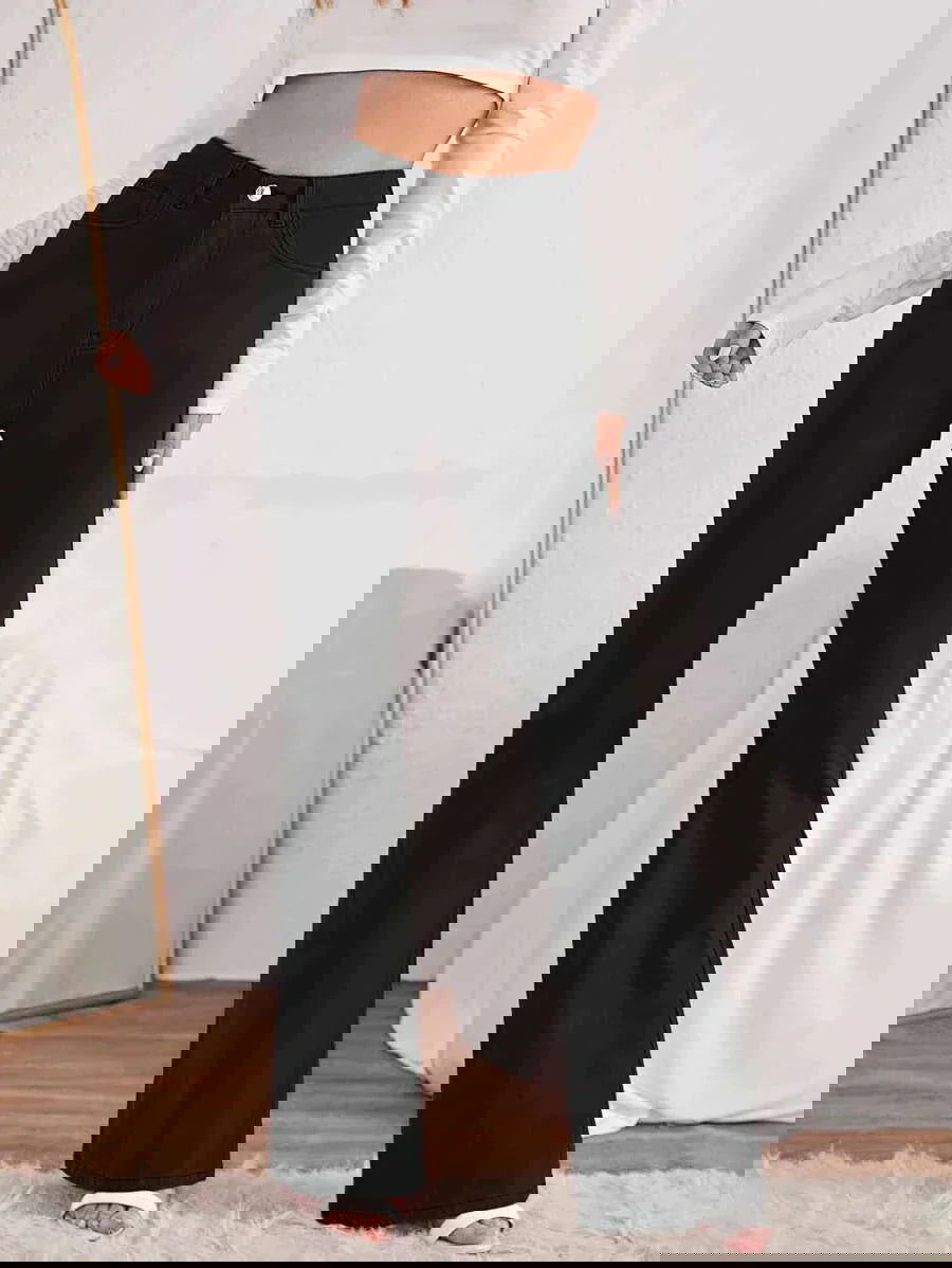 IMSONS Black High-Waist Flare Jeans. - THE IMSONS