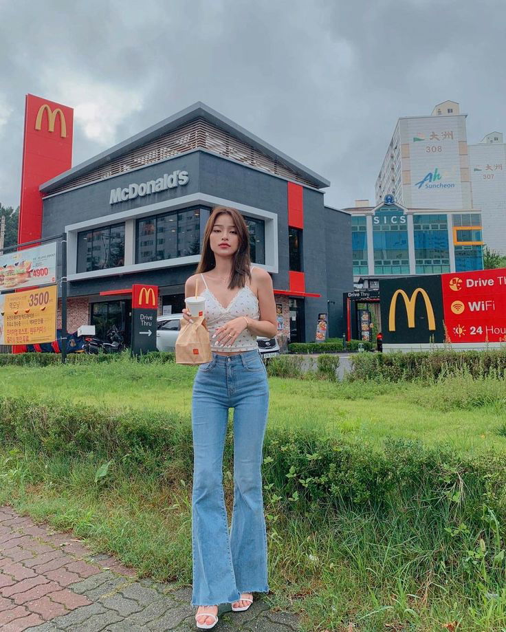 IMSONS Light Blue Flare High-Waist Jeans. - THE IMSONS