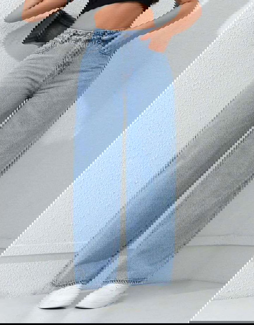 IMSONS Light Blue Loose Mom High-Waist Jeans - THE IMSONS