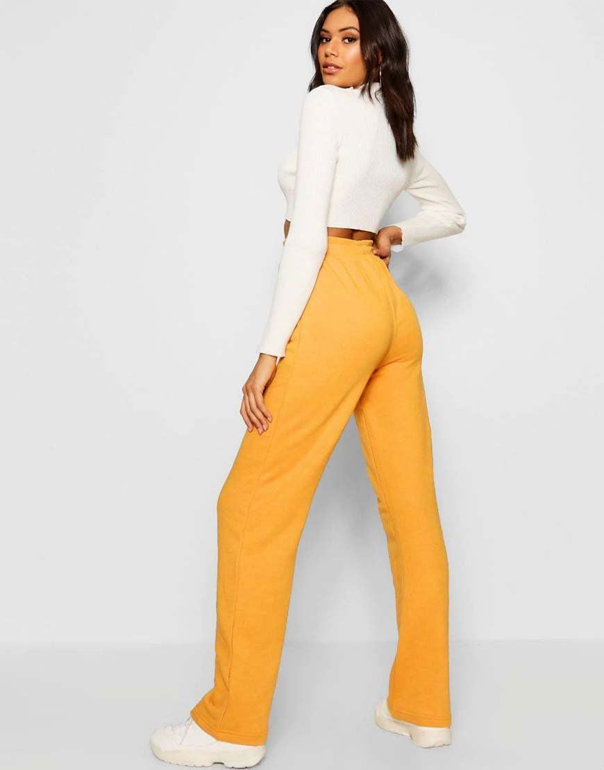 IMSONS Ribbed Wide Leg High-Waist Sweatpant - THE IMSONS