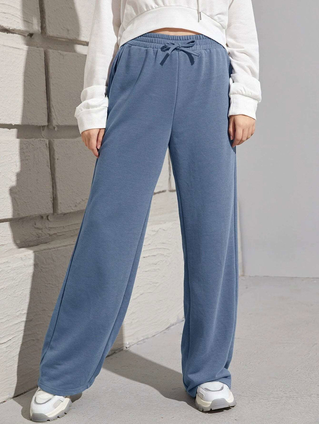 IMSONS Wide Leg High-Waist Sweatpant - THE IMSONS
