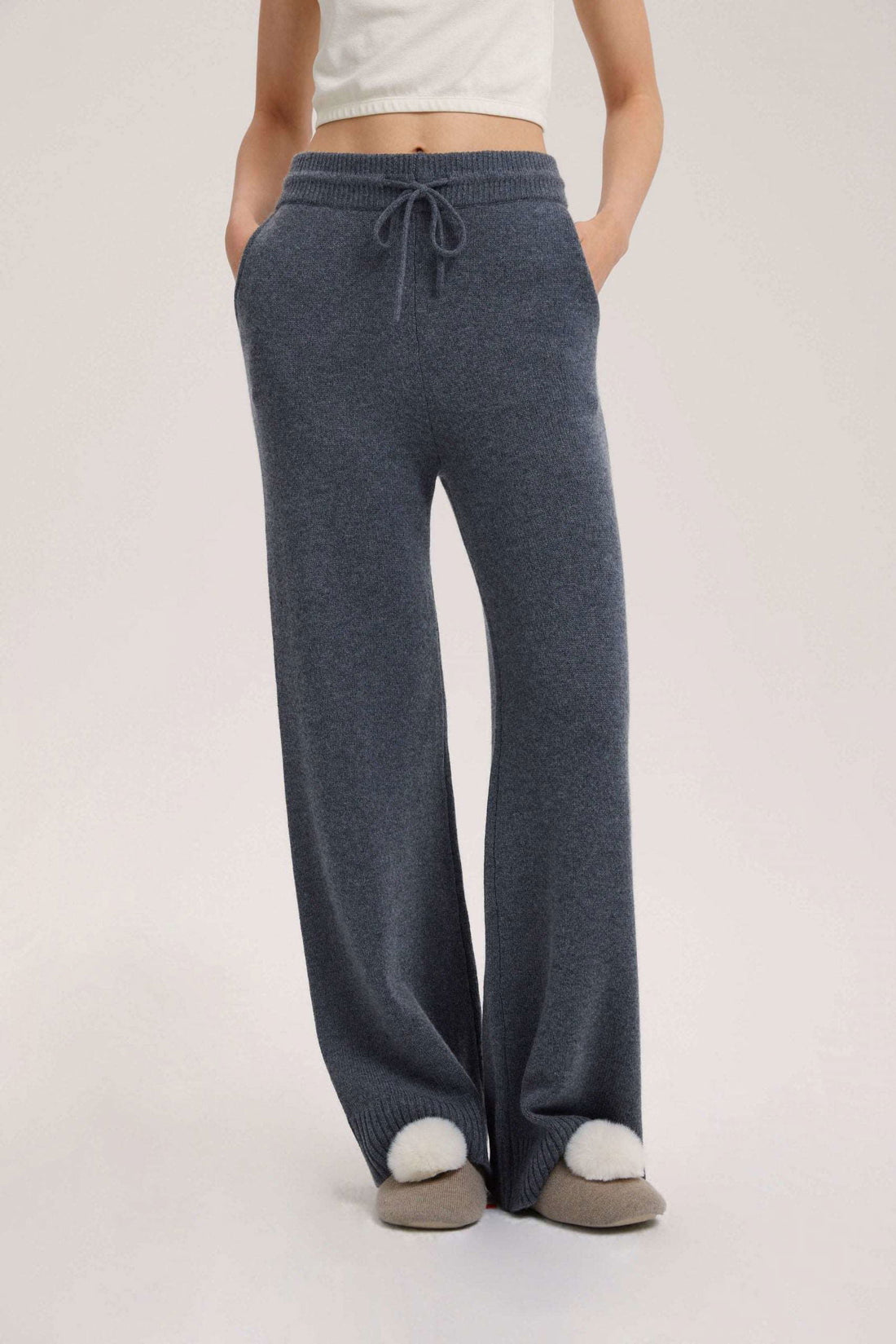 IMSONS Wide Leg High-Waist Sweatpant - THE IMSONS