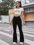 IMSONS Black High-Waist Flare Jeans. - THE IMSONS