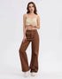 IMSONS Brown  High-Waist Wide-Leg  Jeans. - THE IMSONS