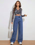 IMSONS Dark Blue High-Waist Loose Mom Jeans. - THE IMSONS