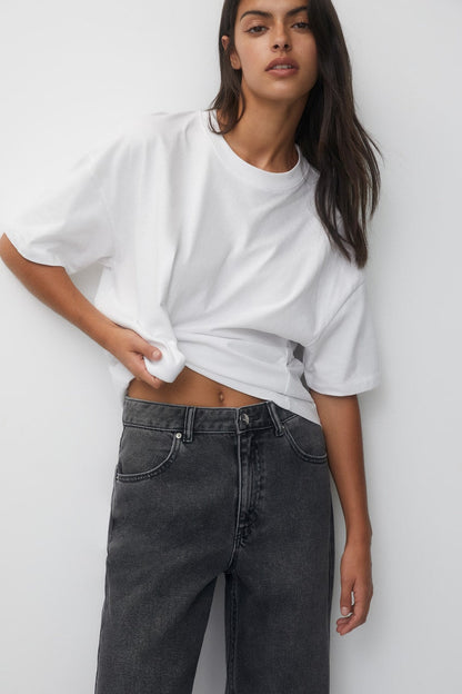 IMSONS Grey Wide-Leg Jeans - THE IMSONS