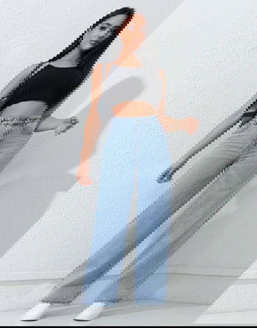 IMSONS Light Blue Loose Mom High-Waist Jeans - THE IMSONS