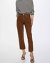 IMSONS Straight Leg Cropped High-Waist Jeans - Brown - THE IMSONS