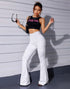 IMSONS White High-Waist Flare Jeans. - THE IMSONS