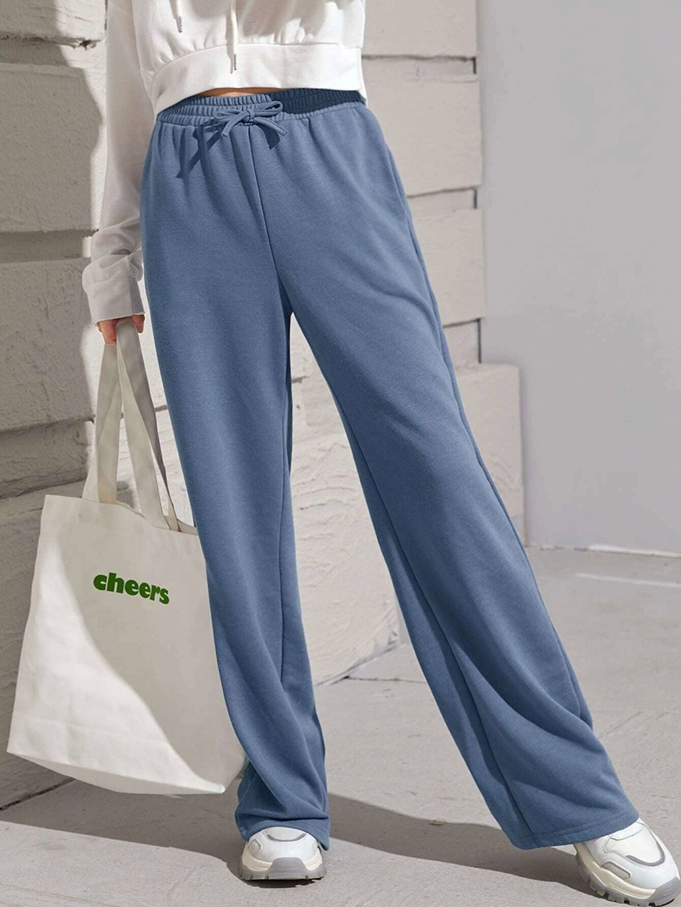 IMSONS Wide Leg High-Waist Sweatpant - THE IMSONS