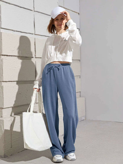 IMSONS Wide Leg High-Waist Sweatpant - THE IMSONS