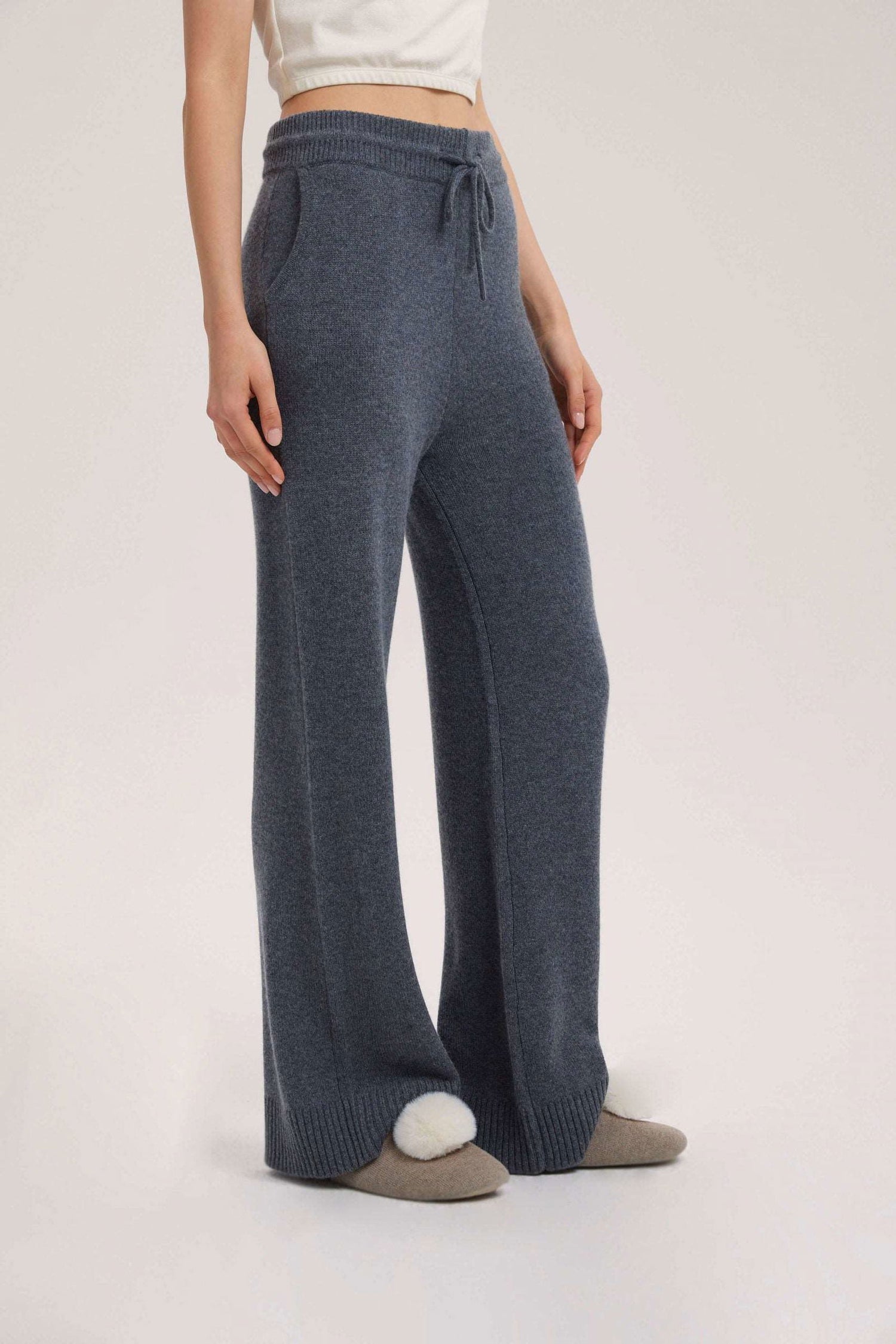 IMSONS Wide Leg High-Waist Sweatpant - THE IMSONS