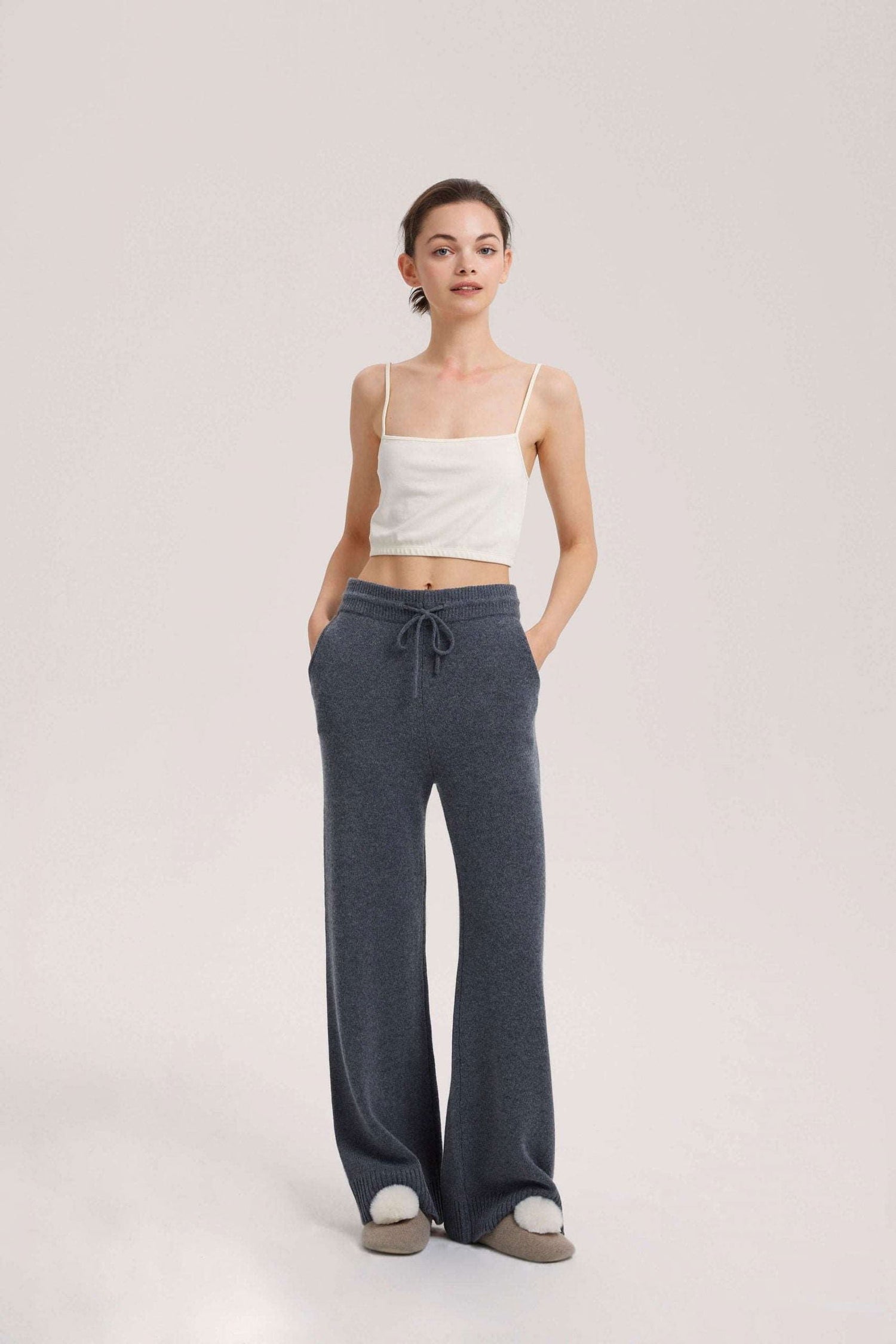 IMSONS Wide Leg High-Waist Sweatpant - THE IMSONS